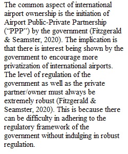 5.4 Discussion Airport Ownership and Management